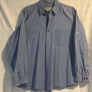 Eddie Bauer Light Blue Casual Button-Down Shirt